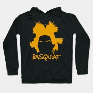 basquiat yellow Hoodie